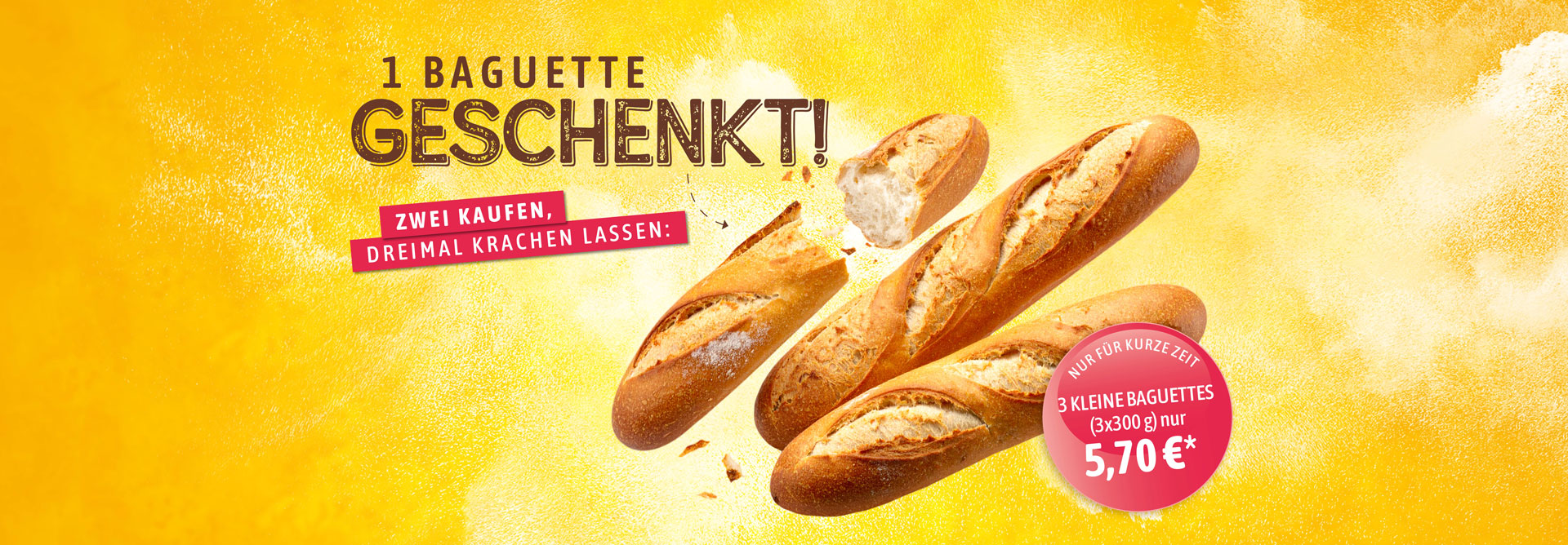 Aktion kleines Baguette 07/2026